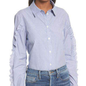 Tibi ruffle shirt size 6 NWOT